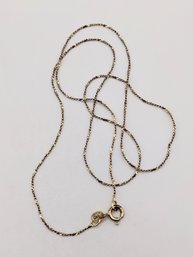 Danecraft Gold Over Sterling Silver Chain Necklace Italy 1.9G