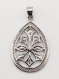 D Sterling Silver Pendant 3G