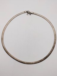 Sterling Silver Omni Necklace Italy 19.4G