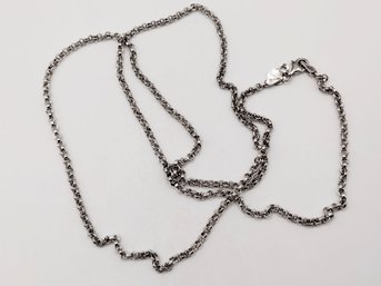 Love Earth Sterling Silver Necklace 9.7G