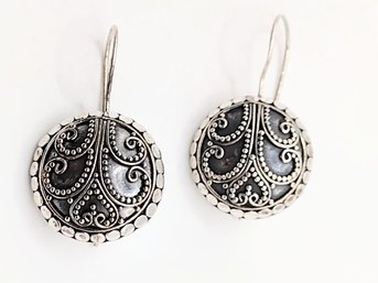 Merau Sterling Silver Hook Earrings 6.9G