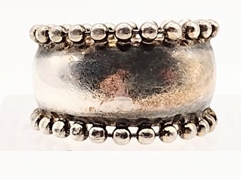 Sterling Silver Band SZ 5.75 3.3G