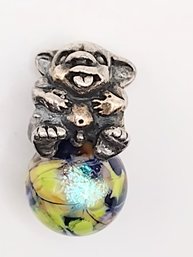 LAA Sterling Silver Baby Troll Bead Charm 8.5G