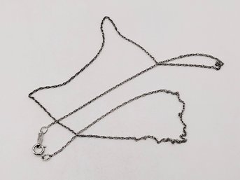 NC Sterling Silver Chain Necklace 1G