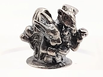 LAA Sterling Silver English Tea Party Troll Bead Charm 5G