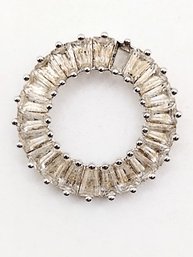 PAJ Sterling Silver Multi Stone Pendant 1.8G