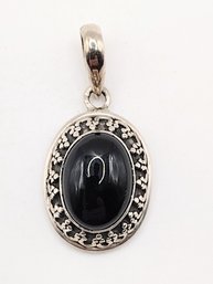 Pictosign Sterling Silver Onyx Pendant 5.6G