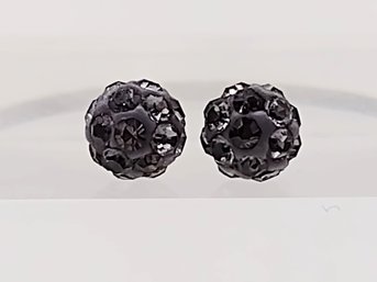 SU Sterling Silver Multi Stone Post Earrings Under 0.5G