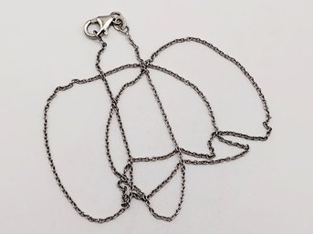Sterling Silver Chain Necklace 2.6G