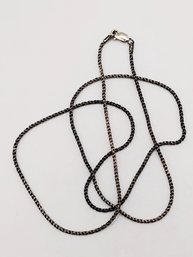 Sterling Silver Rope Necklace 4.6G