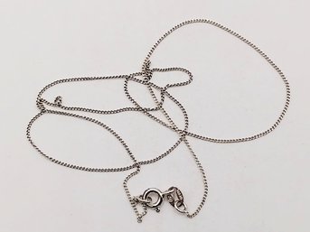 RO Sterling Silver Chain Necklace 1G