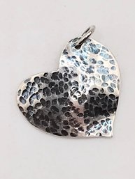 Y Sterling Silver Heart Pendant 2.9G