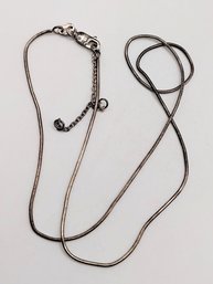 Sterling Silver Necklace Italy 4.2G