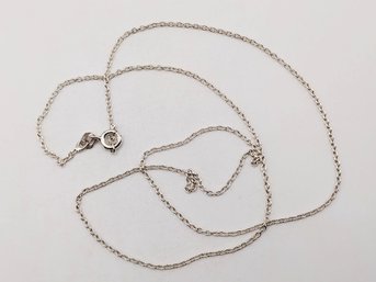 Sterling Silver Chain Necklace 1.6G