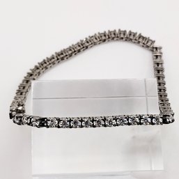 FAS Sterling Silver Multi Stone Bracelet 11.3G