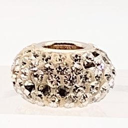 IBB Sterling Silver Multi Stone Bead Charm 1.3G