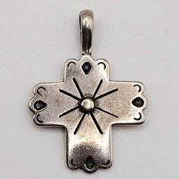 CDI Sterling Silver Cross Pendant 3.7G