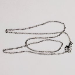 Sterling Silver Chain Necklace 1.8G