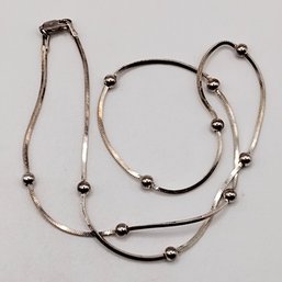 OTC Sterling Silver Necklace Italy 7.5G