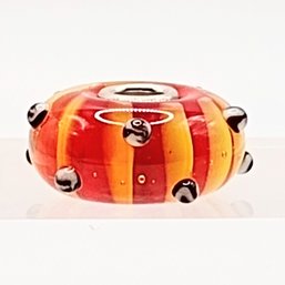 LAA Sterling Glass Bead Charm 2.6G