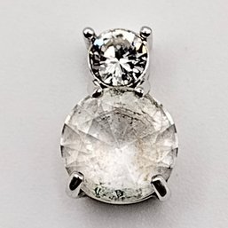 Sterling Silver Multi Stone Pendant 1.5G