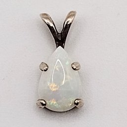 Sterling Silver Opal Pendant 0.7G