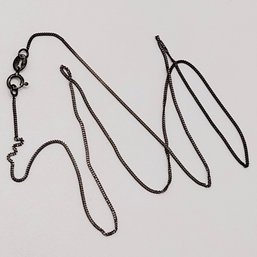 SU Sterling Silver Chain Necklace 1.1G