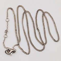 Sterling Silver Chain Necklace 3.1G