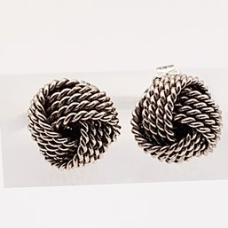 Tiffany And Co Knot Post Earrings 3G