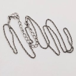 ATI Sterling Silver Chain Necklace 2.2G