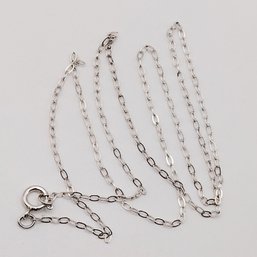 Sterling Silver Chain Necklace 0.8G