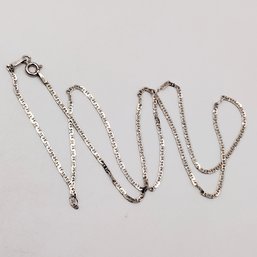 Sterling Silver Link Necklace Italy 2G