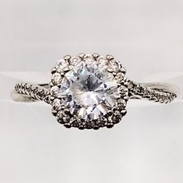 IBB Sterling Silver Multi Stone Ring SZ 9 3.1G