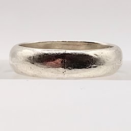 Sterling Silver Band SZ 6.25 3.9G
