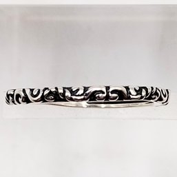 R Sterling Silver Ring SZ 8 2.7G