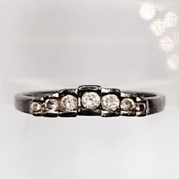 Sterling Silver Multi Stone Ring SZ 10 2G