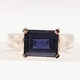 Sterling Silver Amethyst Ring SZ 6 8G