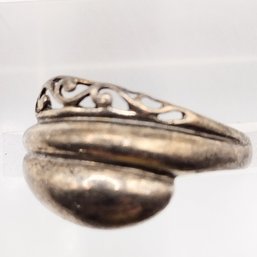 Jezlaine Sterling Silver Ring SZ 7.75 2.7G