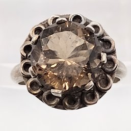 AVM Sterling Silver Citrine Ring SZ 8 5G
