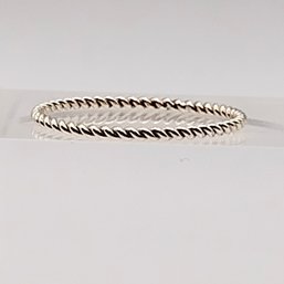 Sterling Silver Twisted Ring SZ 6 Under 0.5G