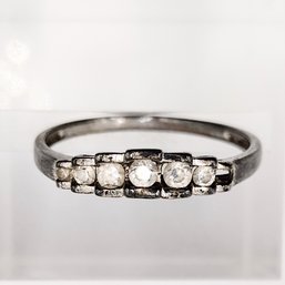 Sterling Silver Multi Stone Ring SZ 9.75 1.8G