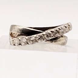 Sterling Silver Multi Stone Ring SZ 7.75 4.4G