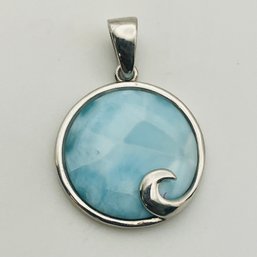 CI Sterling Larimar Pendant 3.1 G