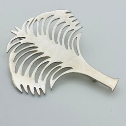 Sterling Palmetto Leaf Pendant 8.8 G