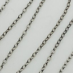 BSI Italy Sterling Cable Chain Necklace 0.6 G