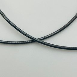 Italy Sterling Omega Necklace 3.5 G