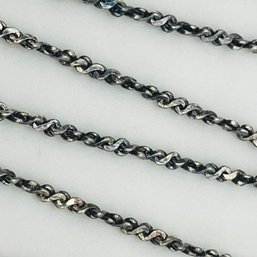 Italy Sterling Serpentine Chain Necklace 2.3 G