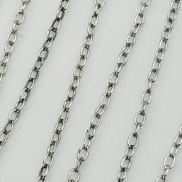 Italy Sterling Cable Chain Necklaces 1.0 G