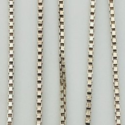 Italy Sterling Box Chain Necklace 1.7 G