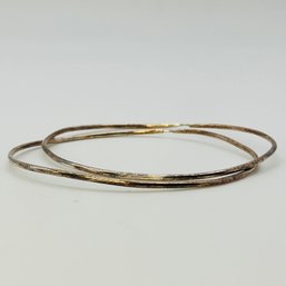 Sterling Hoop Earrings 3.0 G
